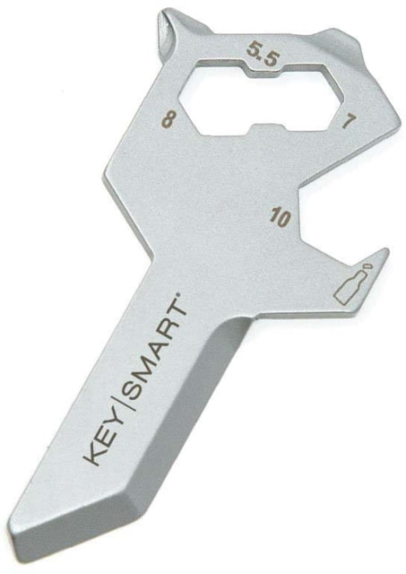 KeySmart 5-Tools-in-1 Alltul Multitool Wolf Stainless Steel - Keysmart
