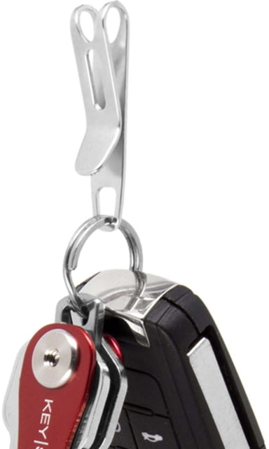 KeySmart Nano Clip Pocket/Purse Clip Stainless Steel - Keysmart