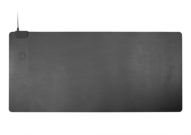 KeySmart TaskPad Wireless Charging Desk Pad Black - Keysmart