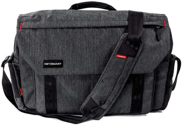 KeySmart Urban Union Hybrid Messenger Bag 16in Black - Keysmart