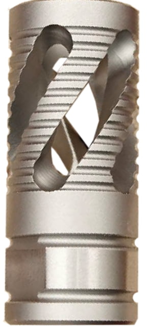 KIDD Innovative Design AR-15 Stainless Steel Muzzle Brake .920in Turbo Bead Blasted Silver - Kidd Innovative Design