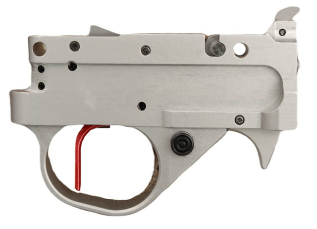 KIDD Innovative Design Two Stage Trigger Unit For Ruger 1022 Straight Extended Silver Red - Kidd Innovative Design