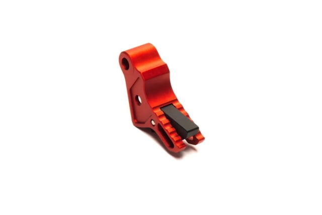 Killer Innovations Velocity CZ P10 S Trigger 4.7lb Pull Weight Anodized 6061 T6 Aluminum Red w/ Black Safety - Killer Innovations