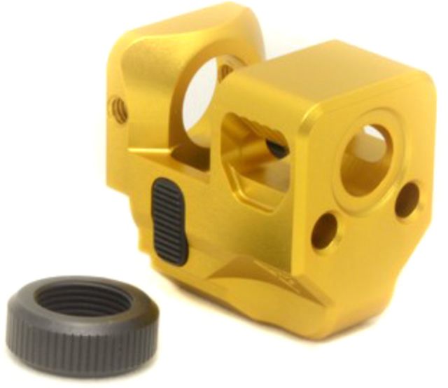 Killer Innovations Velocity Glock 17/19 Gen 3 Barrel Compensator Anodized Gold VAGBKG3GLD - Killer Innovations