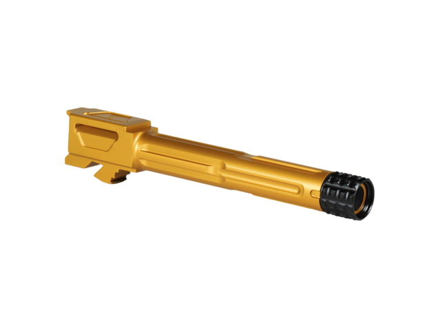 Killer Innovations Velocity Threaded Pistol Barrel Glock 17 Gen 5 1-10 Twist 1/2 x 28 Thread TiN Gold - Killer Innovations