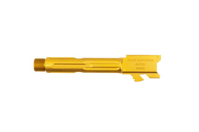 Killer Innovations Velocity Threaded Barrel Glock 19 1/2-28 4.5 inch TiN Gold G19THD1GLD - Killer Innovations