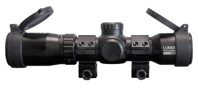 Killer Instinct Lumix Speedring 1.5-5x32 IR-E Crossbow Scope Black