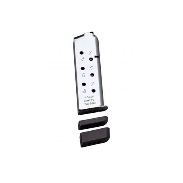 Kimber Kimpro TacMagazine 1911 45 ACP Stainless Steel 8-Round Magazine