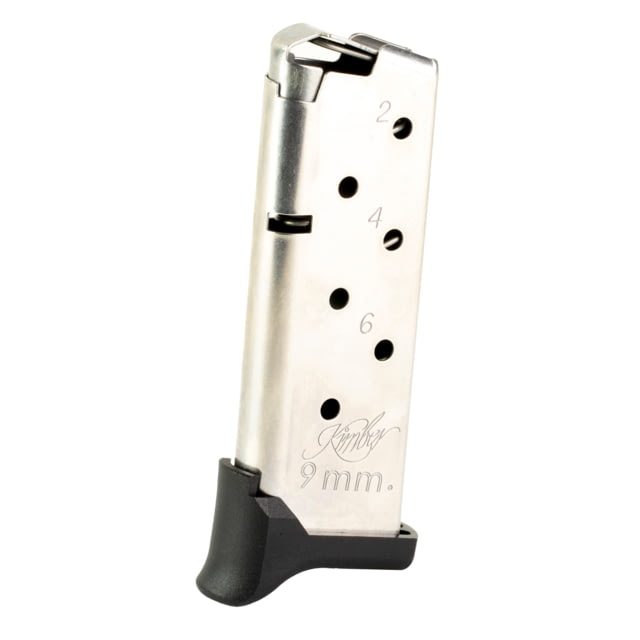 ber Micro 9 Rapide 9mm Luger 7 Round Pistol Magazine Stainless Steel Ammo