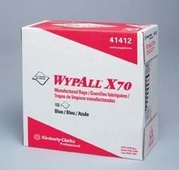 Kimberly Clark WypAll X70 Manufactured Rags Kimberly-Clark Professional White Pack