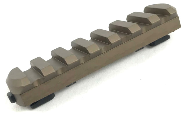 Kinetic Development Group Kinect 7 Slot Picatinny Rail Section FDE