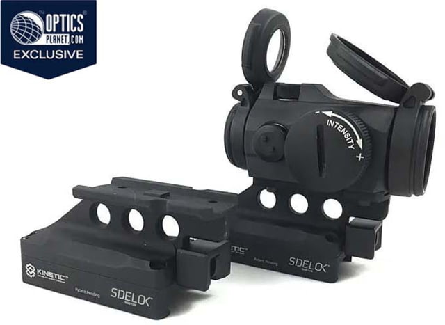 USED Kinetic Development Group SIDELOK Aimpoint Micro Mount Lower 1/3 Co-Witness Black  EDEMO5 Used Condition Fair - Kinetic Development Group