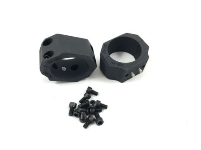 Kinetic Development Group SIDELOK Modular Optics Mount 34 mm Ring Set Black - Kinetic Development Group