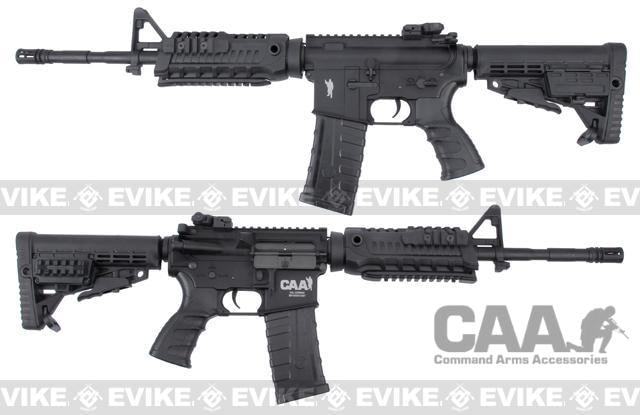 King Arms / Eagle Force CAA Licensed Airsoft AEG Rifle M4 Carbine Black - King Arms / Eagle Force