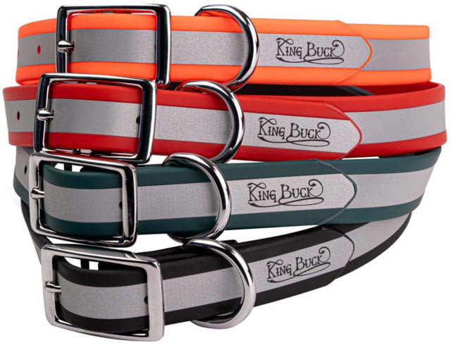 US King Buck Core D Ring High Visibility Reflective Collar with Name Plate, Deep Teal, S/M, KB-DRC-DT-S/M-NP-1 Tech Data