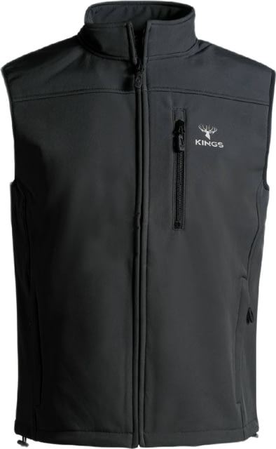 King's Camo Hunter Soft Shell Vest - Men's Charcoal 3XL