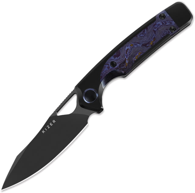 Kizer Cutlery Ara Linerlock Timascus - Kizer Cutlery