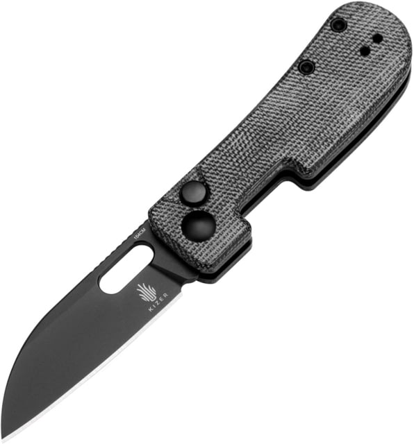 Kizer Cutlery Banish Button Lock Black KI - Kizer Cutlery