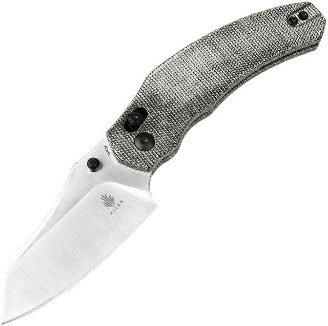 Kizer Cutlery Bulldog Clutch Lock Micarta KI - Kizer Cutlery