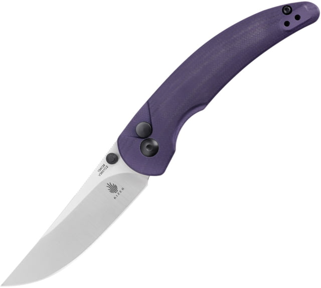 Kizer Cutlery Chili Pepper Button Lock KI 3.00 in Folding Knife Purple G10