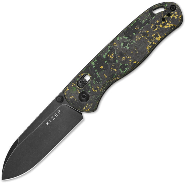 Kizer Cutlery Drop Bear Clutch Lock CF - Kizer Cutlery
