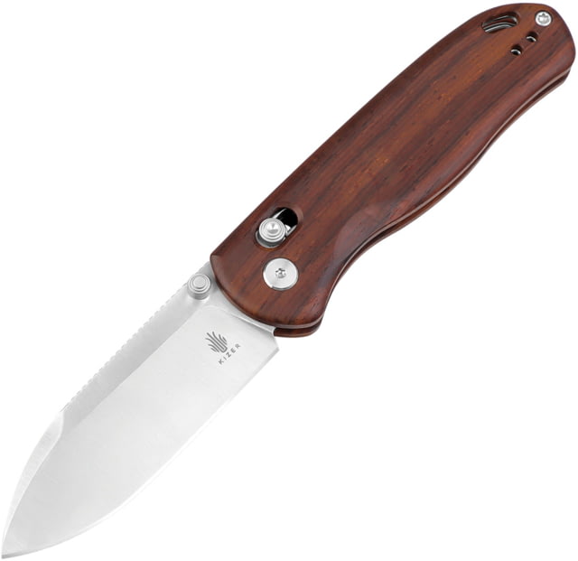 Kizer Cutlery Drop Bear Clutch Lock Rosewd KIV3619A6 - Kizer Cutlery