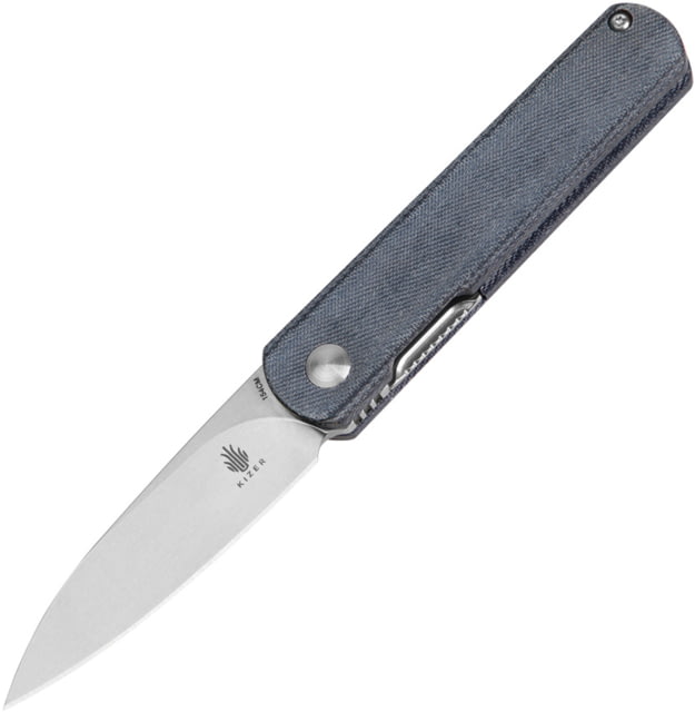 Kizer Cutlery Feist Linerlock Denim Micarta - Kizer Cutlery