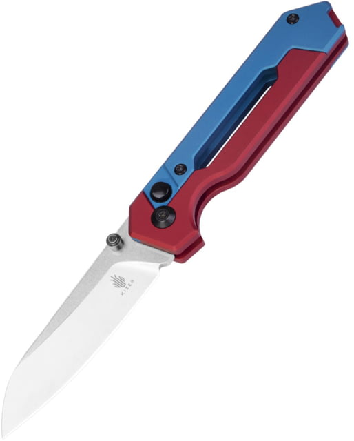 Kizer Cutlery Hyper Button Lock Blue/Red - Kizer Cutlery