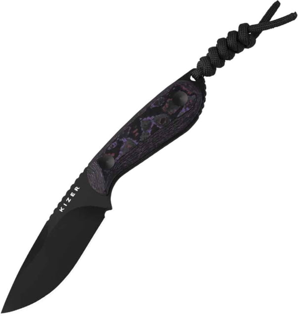 Kizer Cutlery Buddy Fixed Blade Purple Haze KI - Kizer Cutlery