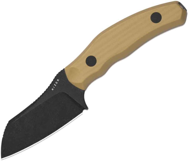 Kizer Cutlery Bulldog Fixed Blade Tan KI - Kizer Cutlery