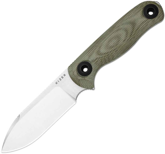 Kizer Cutlery Drop Bear Fixed Blade Green KI - Kizer Cutlery