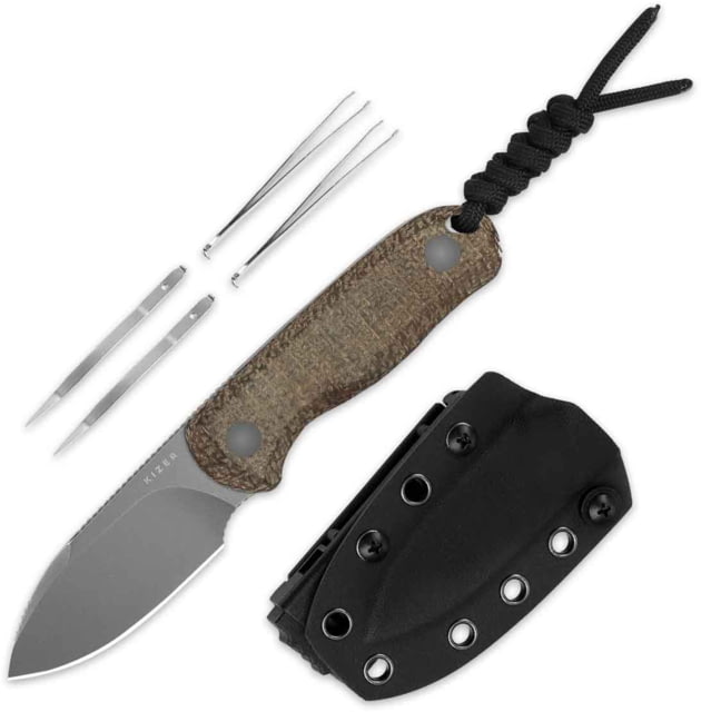 Kizer Cutlery Drop Bear Fixed Blade Mic KI - Kizer Cutlery