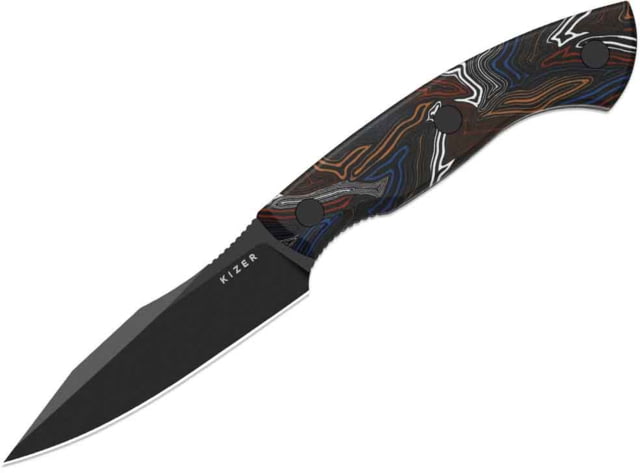 Kizer Cutlery Hissbite Fixed Blade DamG10 KI - Kizer Cutlery