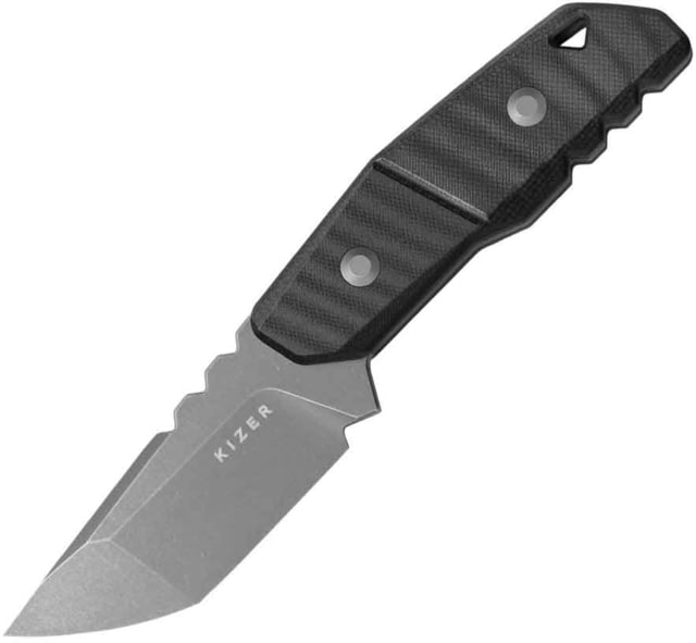 Kizer Cutlery Quartz Fixed Blade Black KI - Kizer Cutlery