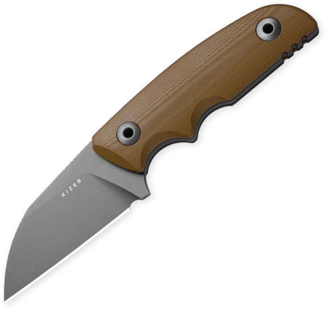 Kizer Cutlery Snick Fixed Blade Brn G10 KI - Kizer Cutlery