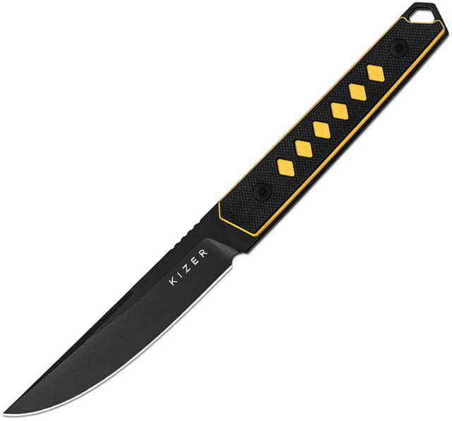 Kizer Cutlery Kwaiken Fixed Blade Black/Yel KI - Kizer Cutlery