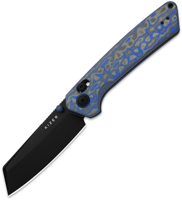 Kizer Cutlery Madrac Clutch Lock Blue Mic KI - Kizer Cutlery