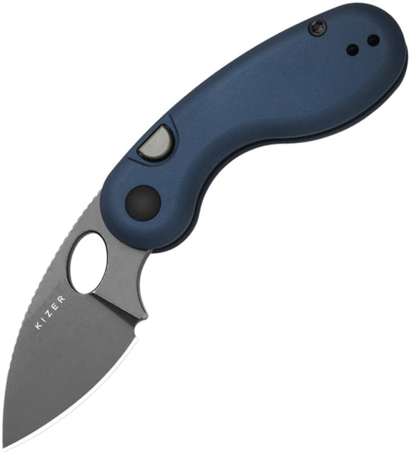 Kizer Cutlery Microbe Button Linerlock Blue KI - Kizer Cutlery