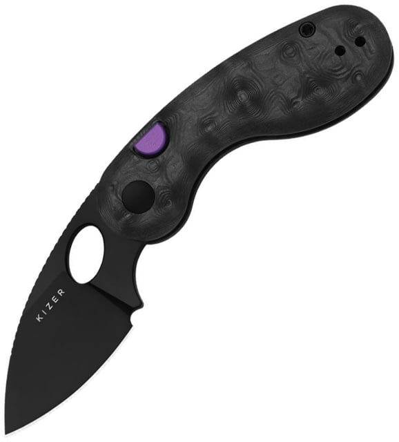 Kizer Cutlery Microbe Button Linerlock CF - Kizer Cutlery
