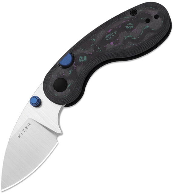 Kizer Cutlery Microbe Button Linerlock CF - Kizer Cutlery