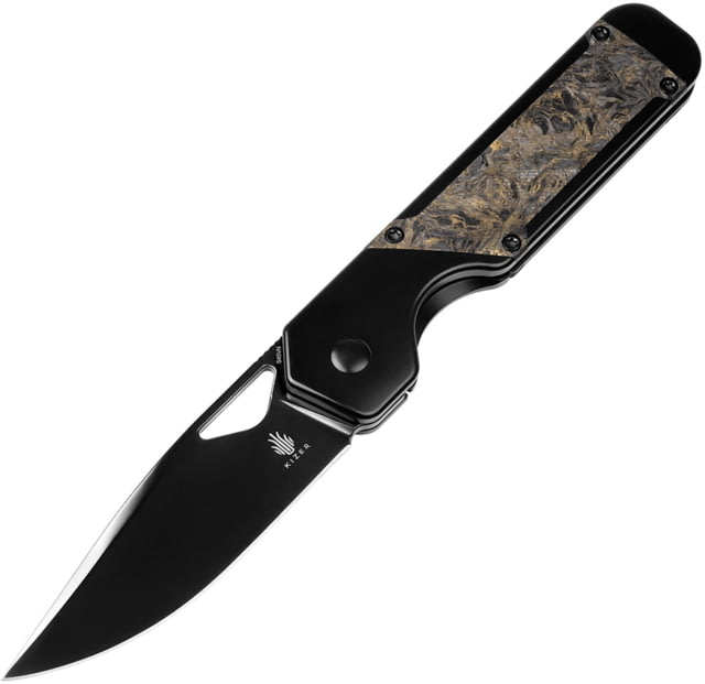 Kizer Cutlery Militaw Framelock Gold CF - Kizer Cutlery
