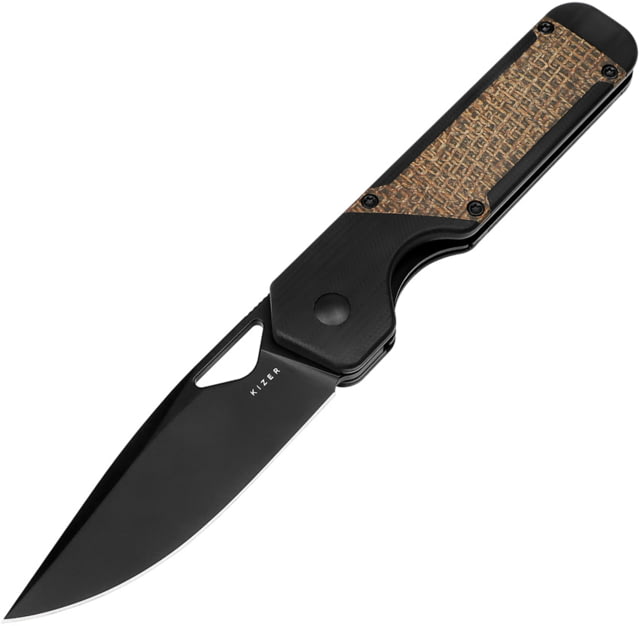 Kizer Cutlery Militaw Framelock Grn Mic KI - Kizer Cutlery