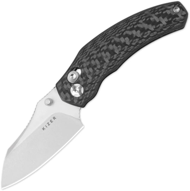 Kizer Cutlery Mini Bulldog Clutch Lock CF - Kizer Cutlery