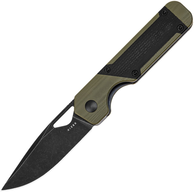 Kizer Cutlery Mini Militaw Framelock Green KI - Kizer Cutlery