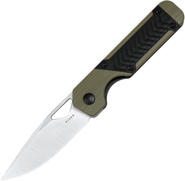 Kizer Cutlery Mini Militaw Framelock Green KI - Kizer Cutlery