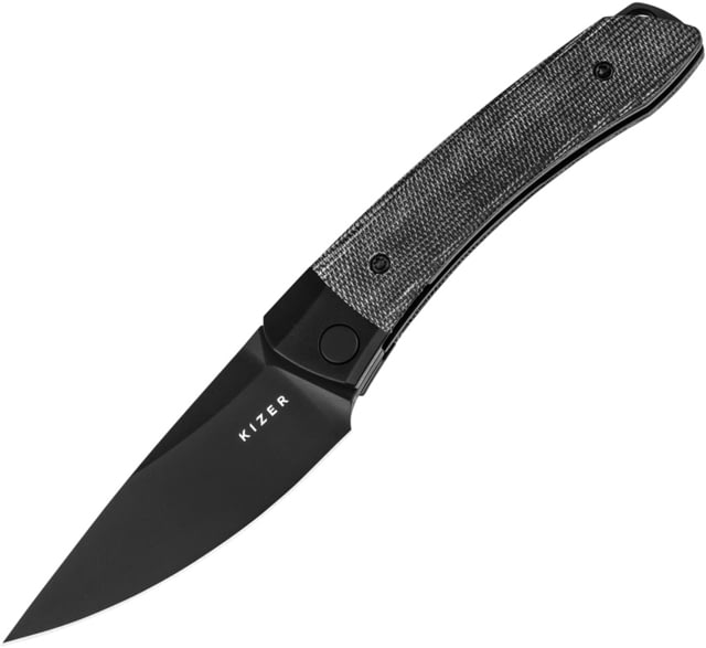 Kizer Cutlery Mini Momo Linerlock Blk Mic KI - Kizer Cutlery