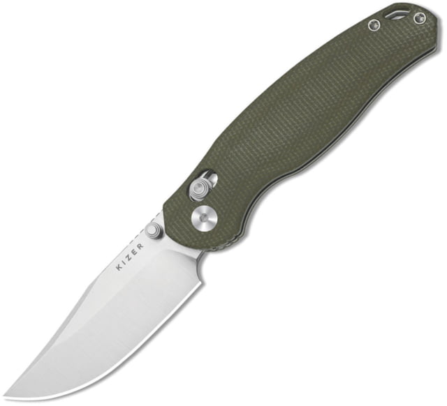 Kizer Cutlery Phoca CC Clutch Lock Grn Mic KI - Kizer Cutlery