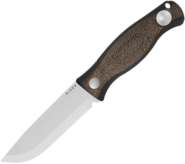 Kizer Cutlery Polaris Fixed Blade Burlap KI - Kizer Cutlery