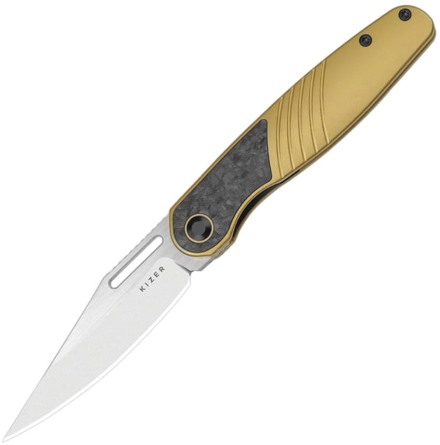 Kizer Cutlery Raze Framelock Gold CF - Kizer Cutlery