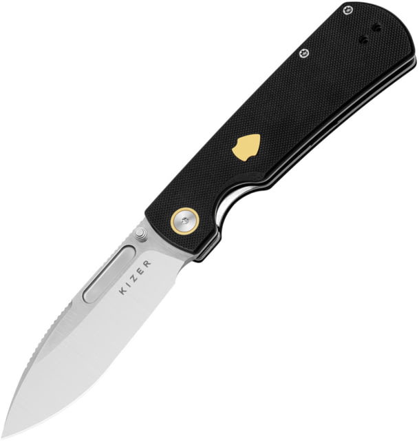 Kizer Cutlery Retro Linerlock Black G10 KI - Kizer Cutlery